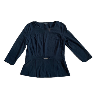 Women's Talbots Black Blouse Size M